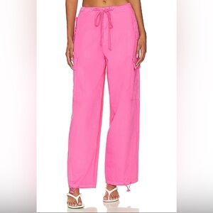 Good American Vibrant Pink Wide Leg Pants